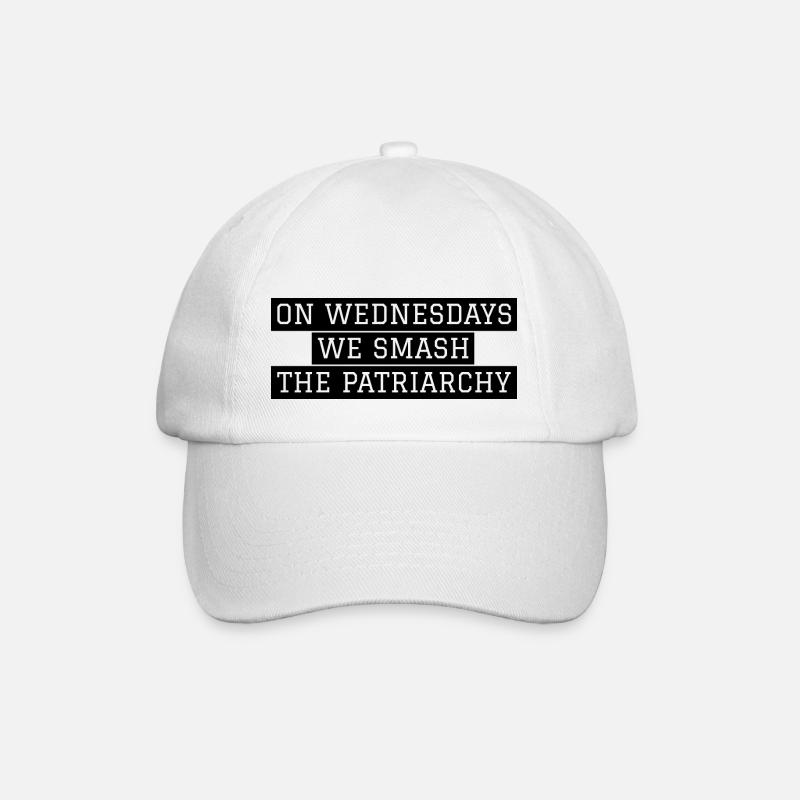We Smash The Patriarchy - L’autonomisation féministe - Casquette classique - blanc/blanc