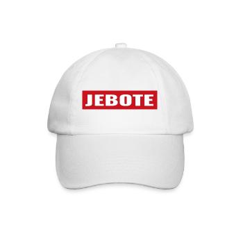 Balkan Spruch - Jebote bre - Baseballkappe - Weiß/Weiß - Vorne