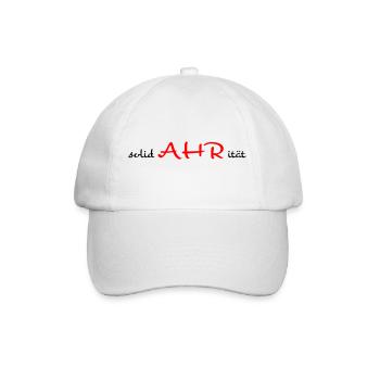 We AHR together | Ahrtal Hochwasser SolidAHRität - Baseballkappe - Weiß/Weiß - Vorne