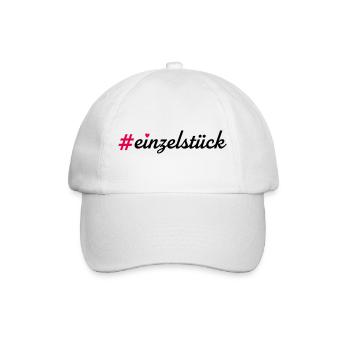 Einzelstück - Baseballkappe - Weiß/Weiß - Vorne