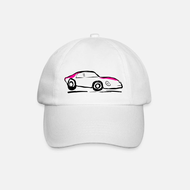 Auto Car - Baseball Cap - white/white