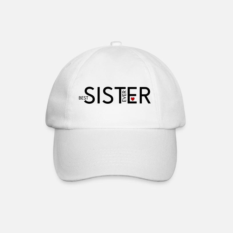 Sister - Baseball Cap - white/white