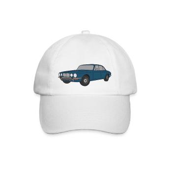 70s XJ Series 2 Squadron Blue - Baseball Cap - white/white - Front