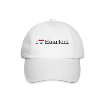 I love Haarlem - Baseball Cap - white/white - Front
