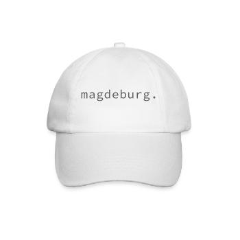 magdeburg. - Baseballkappe - Weiß/Weiß - Vorne
