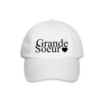 Grande soeur - Casquette classique - blanc/blanc - Devant