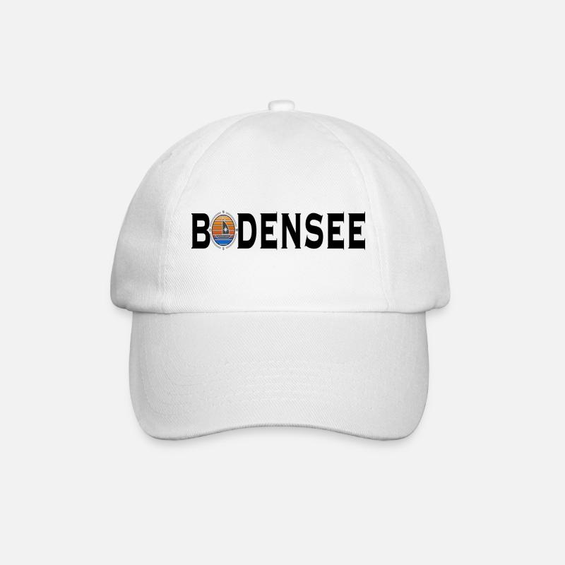 Bodensee - Baseballkappe - Weiß/Weiß