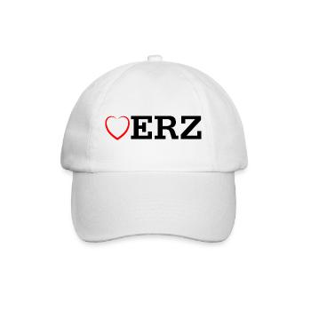 Ich Liebe das Erzgebirge - Baseballkappe - Weiß/Weiß - Vorne