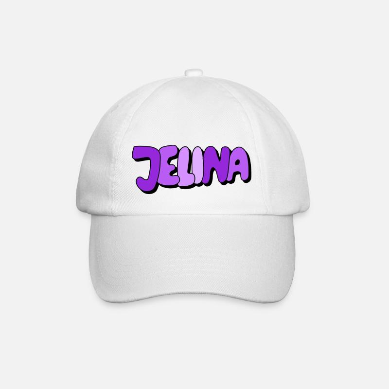 Jelina - Baseballkappe - Weiß/Weiß