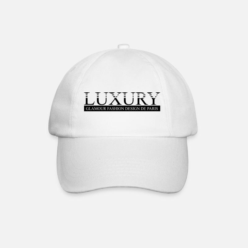 LUXURY GLAMOUR - Baseball Cap - white/white