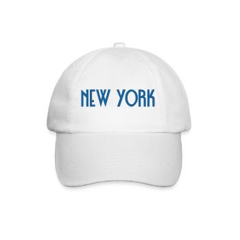New York - Casquette classique - blanc/blanc - Devant