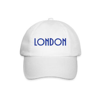London - Baseballkappe - Weiß/Weiß - Vorne