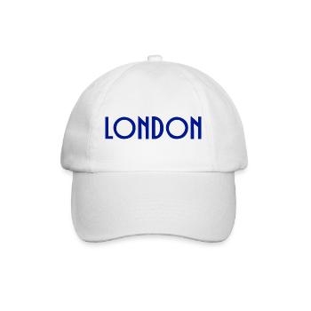 London - Baseballkappe - Weiß/Weiß - Vorne