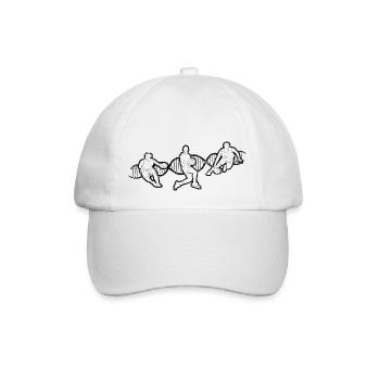 Amateurs de basket-ball Basketteurs de basket-ball - Casquette classique - blanc/blanc - Devant