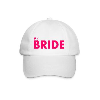 Bride - Baseballkappe - Weiß/Weiß - Vorne