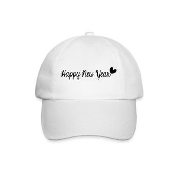 HAPPY NEW YEAR. NEW YEAR'S EVE. NEW YEAR - Baseball Cap - white/white - Front