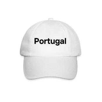Portugal - Baseballkappe - Weiß/Weiß - Vorne
