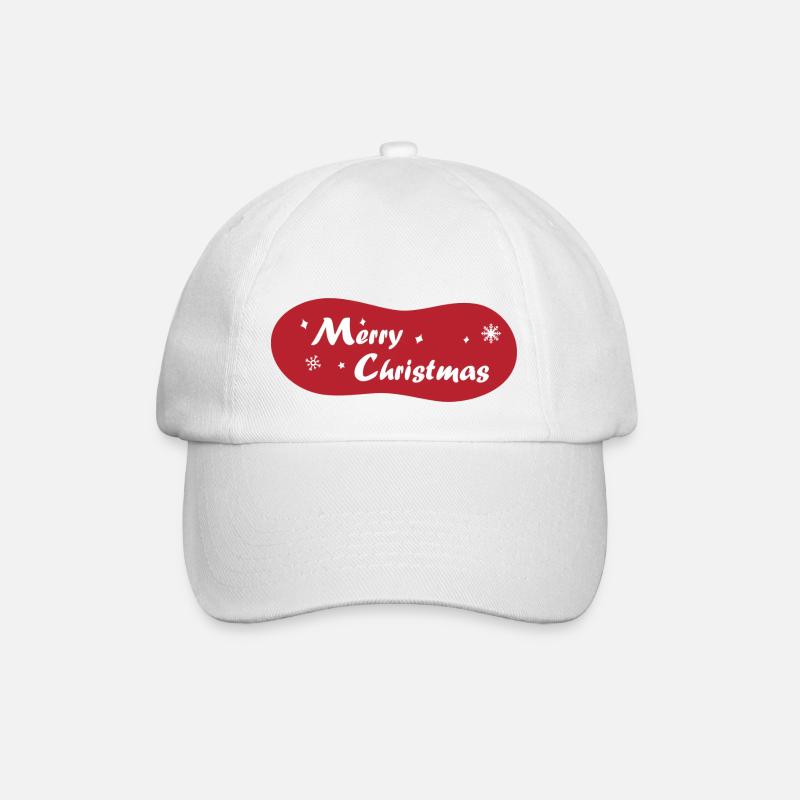 merry Christmas 5 - Baseballkappe - Weiß/Weiß