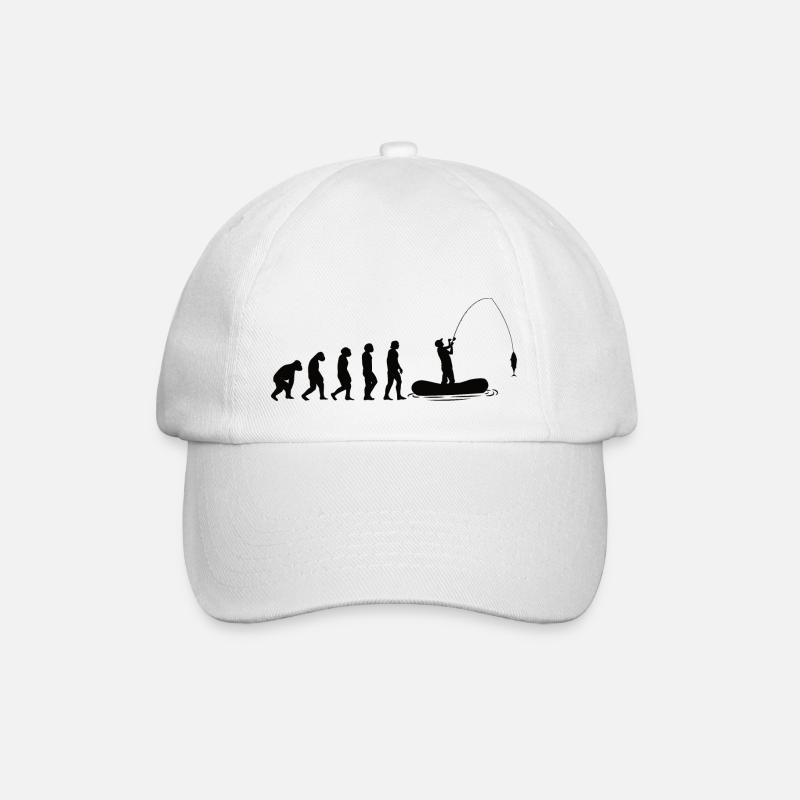 Pêche Hameçons Pêche Pêche Pêche Pêche - Casquette classique - blanc/blanc