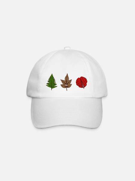 Feuilles - Casquette classique - blanc/blanc
