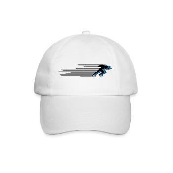 Biking Running Marathon Triathlon Bike - Baseball Cap - white/white - Front
