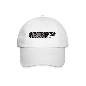 GRUMPF* - Baseballkappe - Weiß/Weiß - Vorne