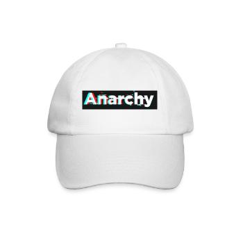 Box-Logo Anarchie - Baseballkappe - Weiß/Weiß - Vorne