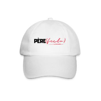 Père(fecto) cadeau papa humour - Casquette classique - blanc/blanc - Devant