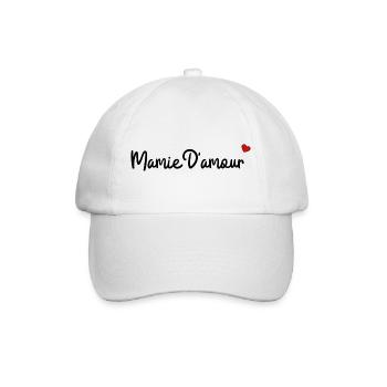 Mamie d'amour - Casquette classique - blanc/blanc - Devant