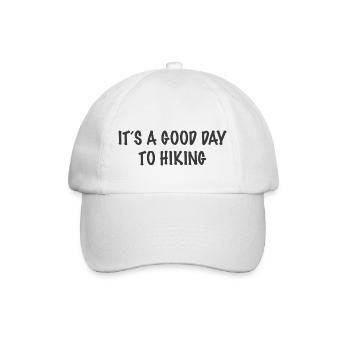 lets go hiking - Baseballkappe - Weiß/Weiß - Vorne