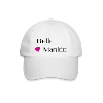 Belle mariée - Casquette classique - blanc/blanc - Devant