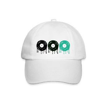 Records - Baseball Cap - white/white - Front