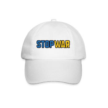 Stop War - Casquette classique - blanc/blanc - Devant