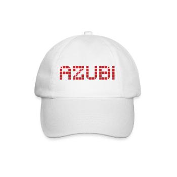 Azubi Tshirt 2 23 rot - Baseballkappe - Weiß/Weiß - Vorne