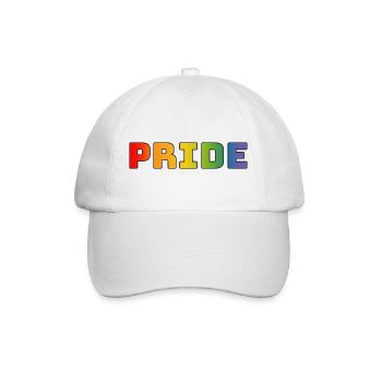 Regenbogen pride LGBT lgbtqi queer - Baseballkappe - Weiß/Weiß - Vorne