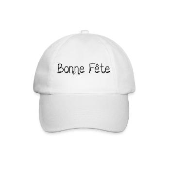BONNE FÊTE. FÊTE DES MÈRES. FÊTE DES PÈRES. FÊTE - Casquette classique - blanc/blanc - Devant
