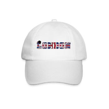 London Union Jack - Baseballkappe - Weiß/Weiß - Vorne