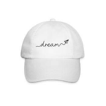 DREAM - Baseball Cap - white/white - Front