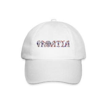 Glagoljica croatia hrvatska croatia hrv travel - Baseball Cap - white/white - Front