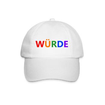 WÜRDE - Baseballkappe - Weiß/Weiß - Vorne
