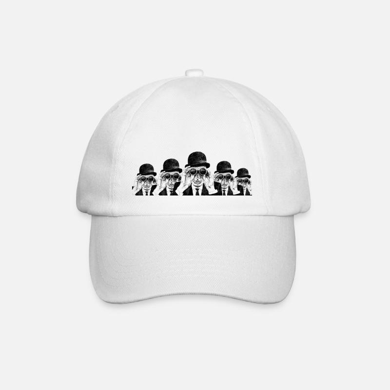 Weiße Kaninchen - Baseballkappe - Weiß/Weiß