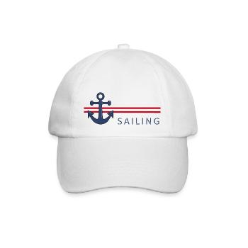 sailing - Baseballkappe - Weiß/Weiß - Vorne