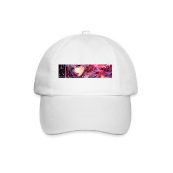 Anime Cyber - Baseball Cap - white/white - Front