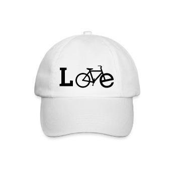 Vélo amour - Casquette classique - blanc/blanc - Devant