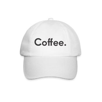 J’aime le café - Casquette classique - blanc/blanc - Devant