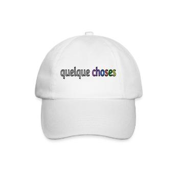 Quelques choses - Baseballkappe - Weiß/Weiß - Vorne