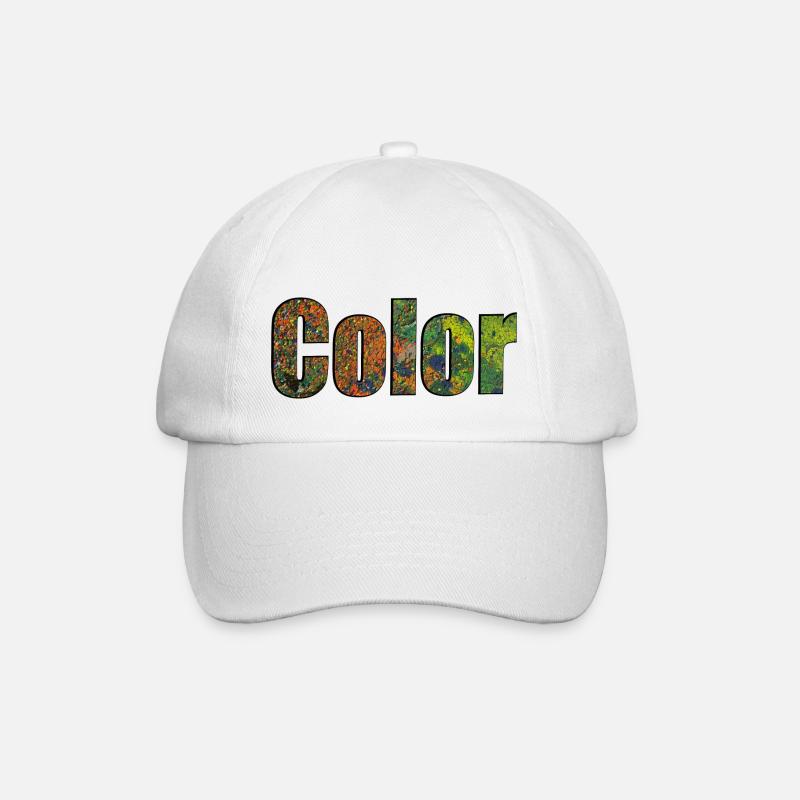 Color - Baseballkappe - Weiß/Weiß