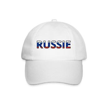Drapeau russie - Casquette classique - blanc/blanc - Devant