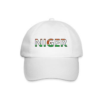 Drapeau Niger - Casquette classique - blanc/blanc - Devant