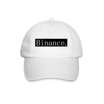 [HD] Binance - Casquette classique - blanc/blanc - Devant
